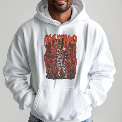 Gyutaro Demon Slayer Hoodie | 100% Cotton Anime Hoodie | Upper Moon Six Design
