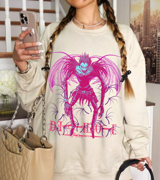 Ryuk Death Note Sweatshirt – 100% Cotton Anime Pullover Featuring the Shinigami