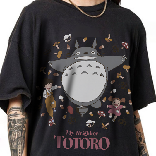 My Neighbor Totoro Cutie T-Shirt 100% Cotton | Studio Ghibli Anime Tee
