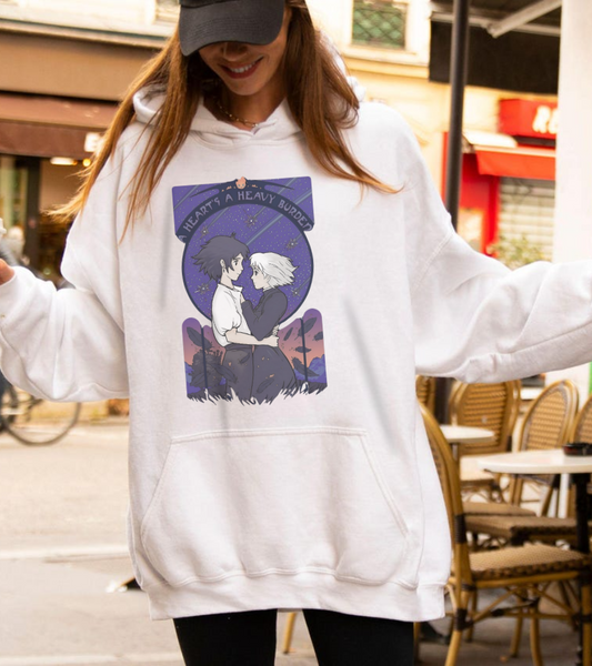 Howl and Sophie Couple Hoodie – 100% Cotton Studio Ghibli Hoodie from Howl’s Moving Castle