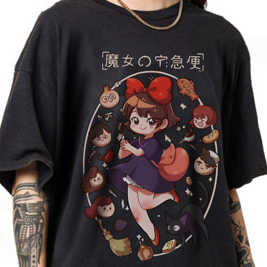 Mononoke Princess Shirt – Ghibli Forest Spirits Cotton Tee