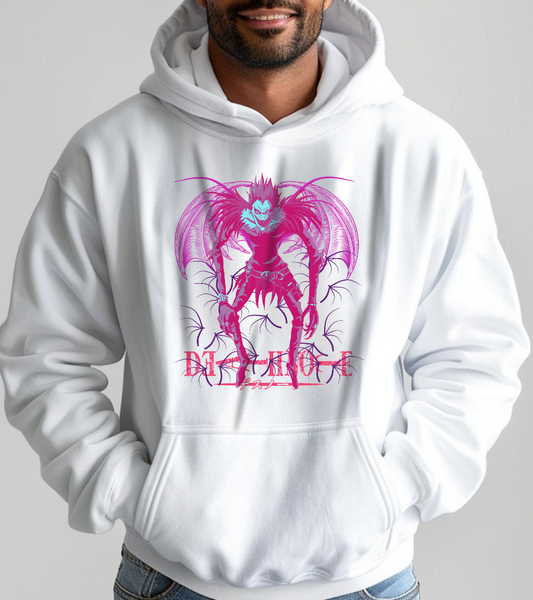 Ryuk Death Note Hoodie – 100% Cotton Anime Hoodie Featuring Iconic Shinigami Design