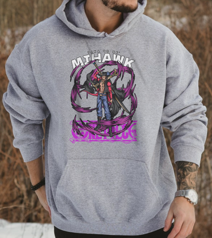 Dracule Mihawk One Piece Hoodie – 100% Cotton Anime Hoodie for Hawkeye Fans