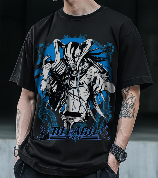 Ichigo Kurosaki Bleach T-Shirt – 100% Cotton Anime Tee Featuring Soul Reaper Style