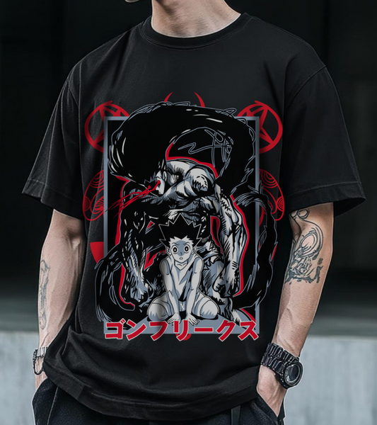 Gon Freecss T-Shirt – 100% Cotton Anime Tee from Hunter x Hunter Series