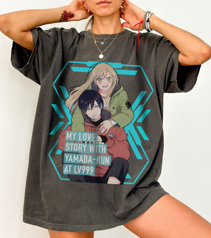 Yamada-kun at Lv999 T-Shirt – 100% Cotton Anime Tee for Romance Gamer Fans