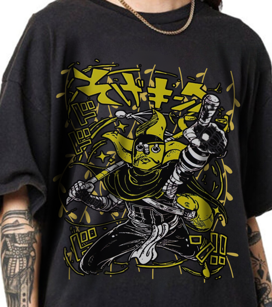 Usopp One Piece T-Shirt – 100% Cotton Anime Tee for Straw Hat Sniper Fans