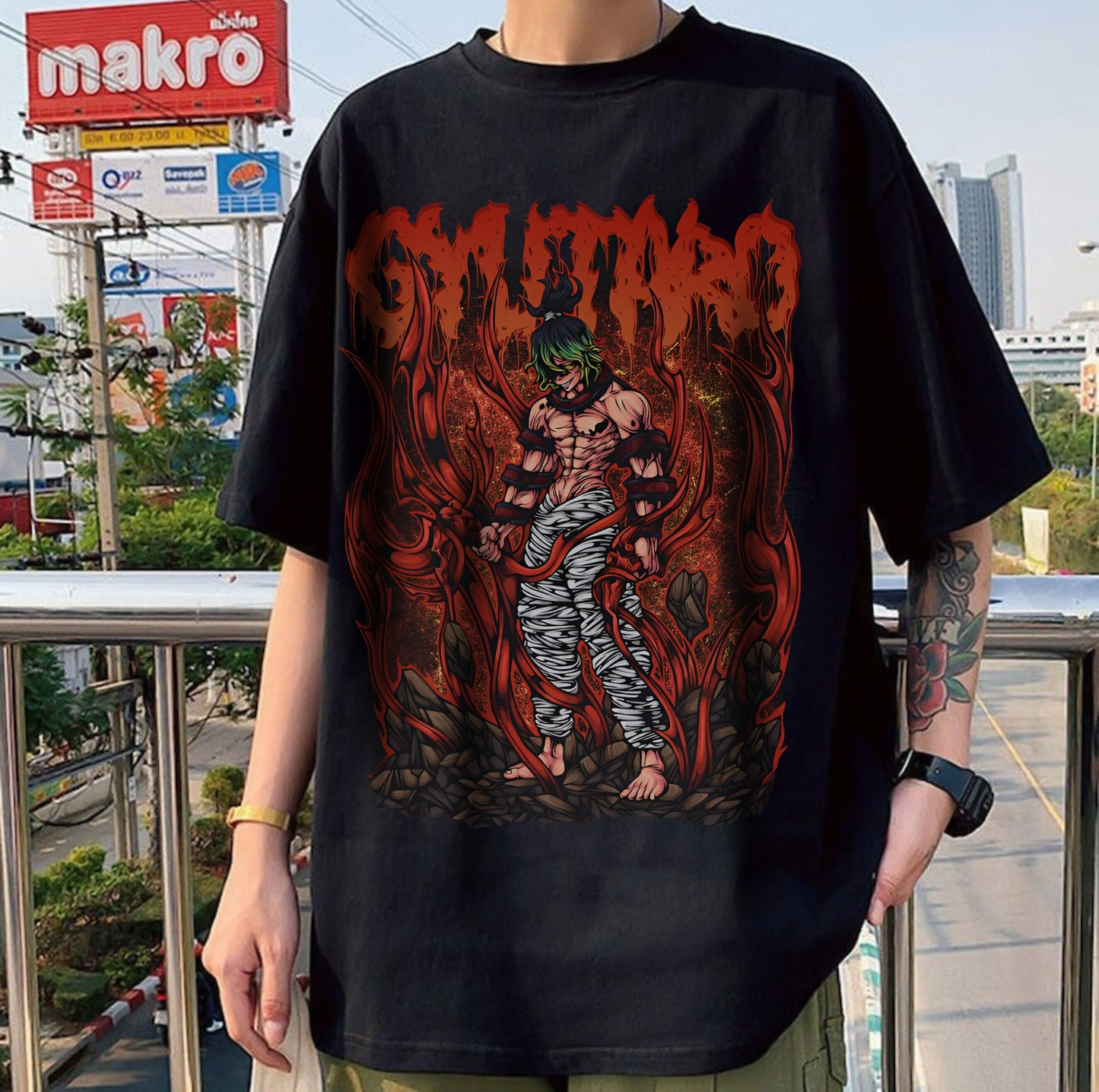 Gyutaro Demon Slayer Art T-Shirt | 100% Cotton Anime Graphic Tee