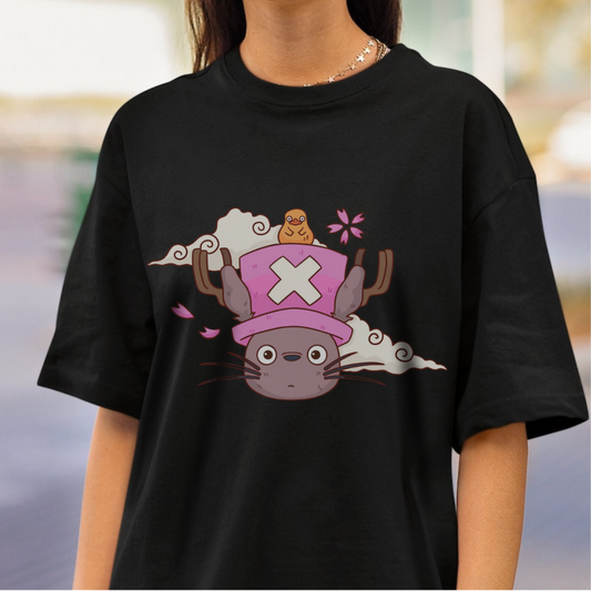 Totoro Anime T-Shirt 100% Cotton | Studio Ghibli Graphic Tee