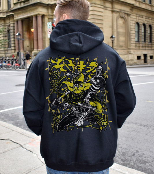 Usopp One Piece Back Print Hoodie – 100% Cotton Anime Hoodie for Sniper King Fans