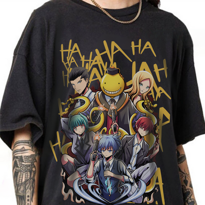 Assassination Classroom T-Shirt – 100% Cotton Anime Tee Featuring Koro Sensei
