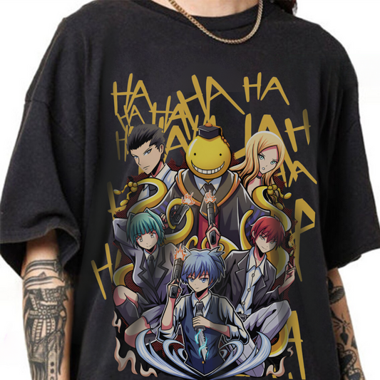 Assassination Classroom T-Shirt – 100% Cotton Anime Tee Featuring Koro Sensei