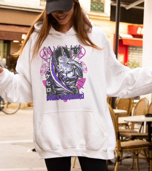 Yami Sukehiro Hoodie – 100% Cotton Black Clover Anime Hoodie for True Fans