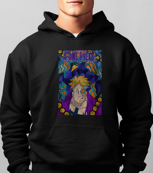 "Marco the Phoenix Hoodie – 100% Cotton One Piece Anime Sweatshirt for Fans"